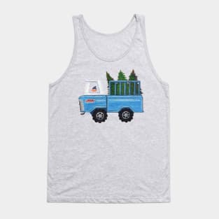 Christmas Tree Truck Tank Top